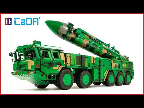 CaDA Dongfeng 21D Short version - C56031W Speed Build | 6351 pieces - Brick Builder