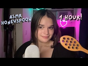 ASMR 1 Hour Of Honey Spoon For INTENSE Tingles!