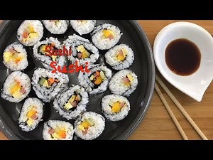 How to make Simple Sushi at Home (step by step)