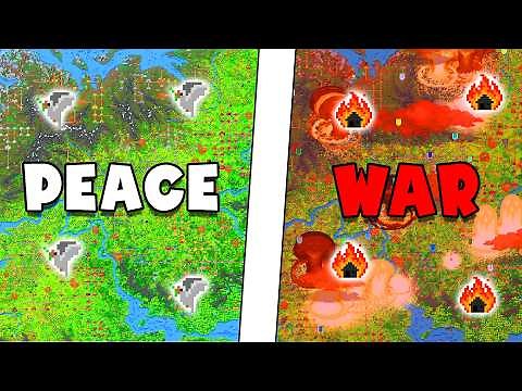 I Gave Humans 500 Years of Peace before 500 Years of WAR - Worldbox