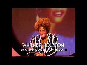Whitney Houston Wins Pop/Rock Album - AMA 1987