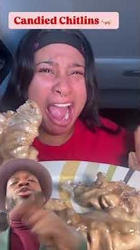 Candied “Chitlins” has to be the wildest dish I ever heard of in my life! 🥴