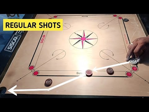 Useful regular carrom trick shots |carrom board trick shots | carrom board game
