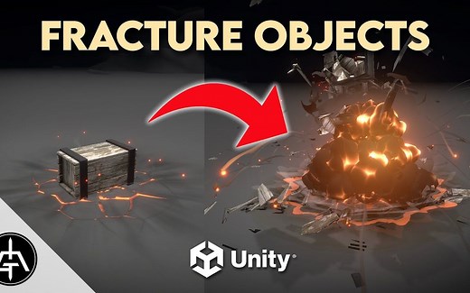 【中字】Unity破碎、爆炸物体教程