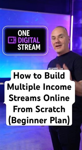 How to Build Multiple Income Streams Online From Scratch (Beginner Plan)