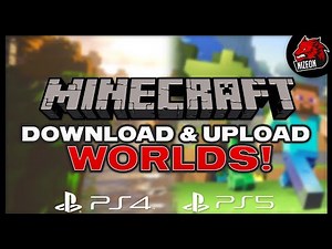 a kid barely teaching you how to "download & upload" worlds in minecraft console