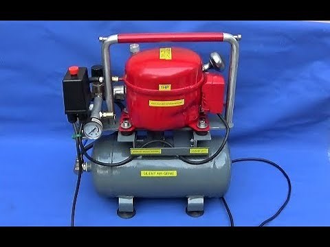 Make A Silent Air Compressor & Making A Custom Chrome Air Filter