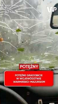 Massive hail in Poland. "I've never seen anything like this"