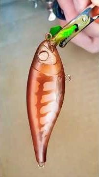 Custom Painted Crawfish Mid Diver Crankbait Candy Bass Lure #painting #toledobend