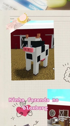 Conheçam um pouco dos meus bichinhos da fazenda, mas não para por ai! 🥰🐷🐄🐂 Posto o restante em outro vídeo ⚘ #bloxburg #bloxburgbuilds #bloxburgbrasil #robloxbloxburg #fazendagame #bloxburgideas