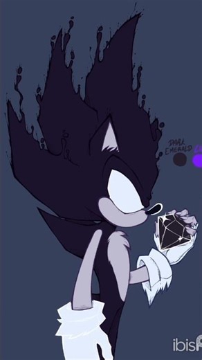 Dark Sonic | Speedpaint | #sonicthehedgehog #edgyvibes #darksonic #ibispaintx #ibispaintxdrawing