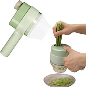 2022 new Handheld Electric Vegetable Cutter Set,Electric cordless vegetable cutter,USB rechargeable handheld vegetable slicer,Chopper meat grinder garlic crusher(New vegetable cutter)