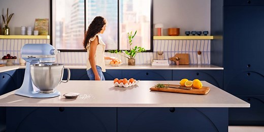 KitchenAid's 2024 Color of the Year brings shimmery Blue Salt style to its iconic appliances