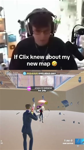 Would Clix Play This Fortnite Map? 😳 #fortnite #newfortnite #viral #clix #fyp #fypシ #love