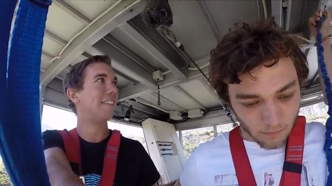 Friends Go off Biggest Swing in the World