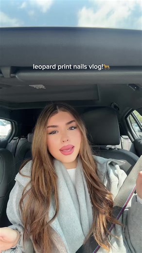 Leopard Print French Tips Nail Tutorial