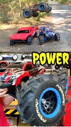 I Put A Very Big Tyre On This Xrt Rc Car ll #tyre #xrt #short