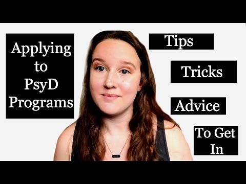 Applying To PsyD Programs