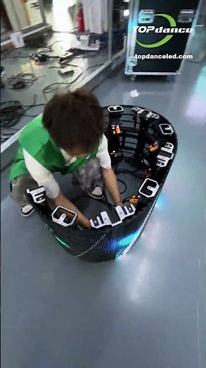 Light, smooth, and stunning — LED display that fits any design ✨ #leddisplay #ledscreen #shorts