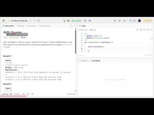 Day 2 of My 30 Days of JavaScript Challenge — LeetCode 2620 Counter 🔥