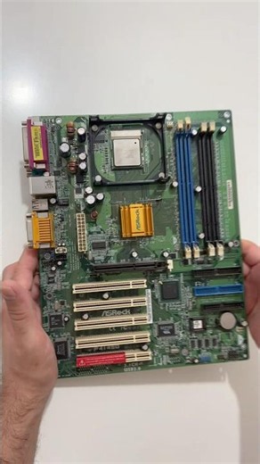 ASRock P4i45D Socket 478 Pentium 4 SDRam and DDR #Retro #pcretro #mainboard #enthusiast #pcmasterx