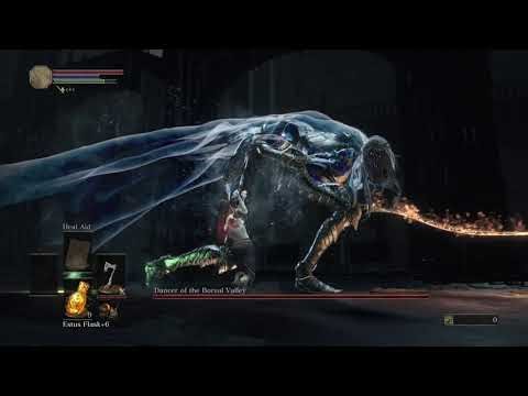 Dark Souls III - Dancer Of The Boreal Valley Boss Fight @Level 1