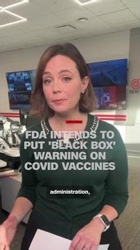 FDA putting warning stickers on Covid vaccines