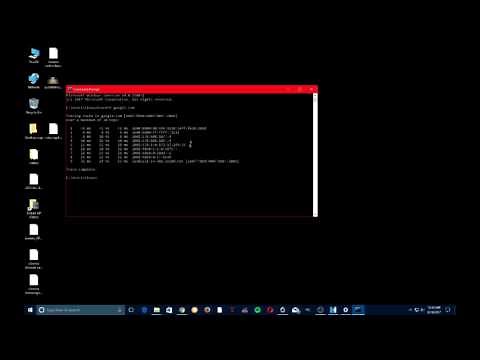 Windows Trace route (tracert) how to