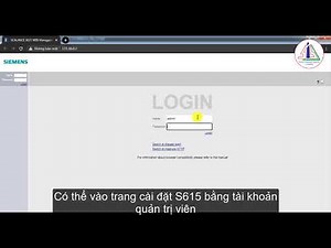 #1 [[ SCALANCE S615 ]] - Ứng dụng 1 - #Sistech