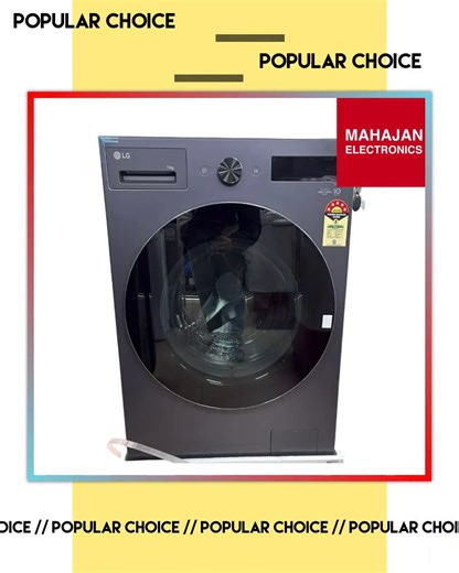 ✨ Effortless laundry days? Yes, please! Meet the LG FX62515B9E 15Kg AI Front Load Washer! 🌀 With advanced features like Inverter Direct Drive, Turbo Wash 360°, and Steam technology, this beauty makes washing a breeze while protecting your fabrics. 🌈 Its sleek Essence Graphite design blends effortlessly into your home, and with Wi-Fi capability, you can control it from anywhere! 🏠 Experience comfort and joy every time you open your fresh, clean laundry. Why not indulge in a cleaner lifestyle? 