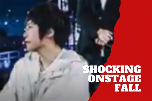 Lead singer suffers a brutal onstage fall, sending shock and fear through fans and his own team
