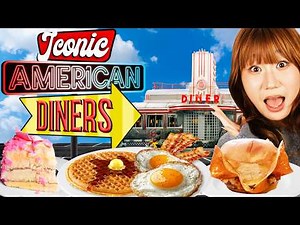 Trying & Rating Iconic Diner Foods From The US!