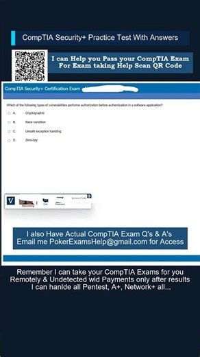 CompTIA Security Practice Test With Answers#comptiasecurity #securityplus