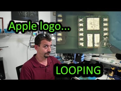 Boot looping iPhone front flex repair (Caused by liquid damage)