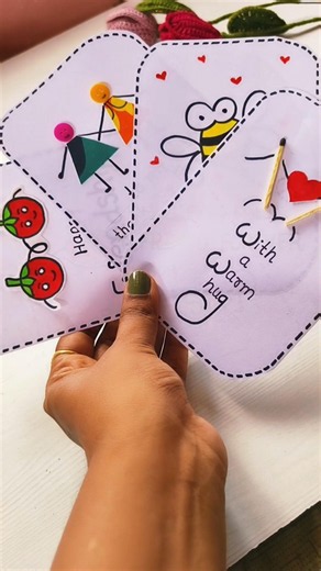 cute friendship day card 💕 Happy friendship day card for my bestie 💘#diycard #friendsforever #shorts