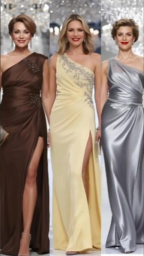 Stunning Asymmetric Column Couture Gown for Evening | Elegance in Motion #fashion #elegance