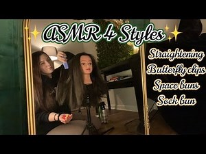 ASMR Doing Your Hair 4 Ways - The ASMR Index