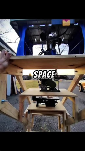 Every Woodworking shop fights for space — but not this one.💣🔥 This transforming setup folds, rolls, and disappears like it never existed. It’s not the future of Woodworking… it’s what smart Woodworkers are already doing. 🧠 • #woodworking #woodshop #garage #DIY | The Craftwright