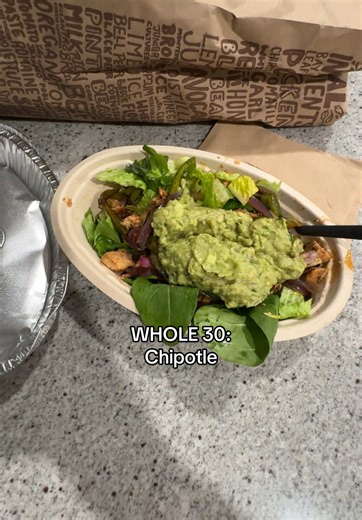 Whole30-Friendly Chipotle Salad Bowl Options