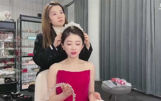 【AMS】：回门宴头饰试穿及整体妆造。