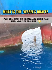 WHAT ARE DRAFT MARKS? -Draft marks are numbers on a ship that show how deep it is in the water. They're measured vertically from the waterline to the lowest point on the hull, usually in meters or feet, sometimes with smaller units like centimeters or inches. There are three sets of draft marks: at the front (bow), middle (amidships), and back (aft) of the ship. IMPORTANCE OF DRAFT MARKS? These marks are crucial because they help determine the ship's weight by measuring displacement, which is es