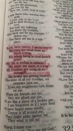 Psalms 31:9-10 Meaning — God Listens to Your Pain