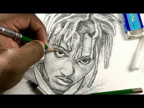 Drawing Juice WRLD: Step by Step (RIP)