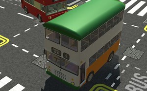 终于找到一个手机的香港巴士游戏了，游戏名:vintagebusgo 有很多Q版香港巴士