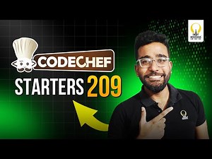 CodeChef Starters 209 (Div 3) | Video Solutions | Smart Interviews