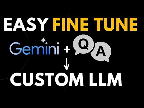 How to Fine tune a Large Language Model (LLM) | Easy Fine Tuning tutorial with Google AI Studio