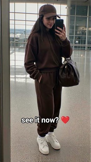 cozy travel day fit ❤ #ootd #outfitinspo #outfitideas #whatiwore #sweatpants #traveloutfit