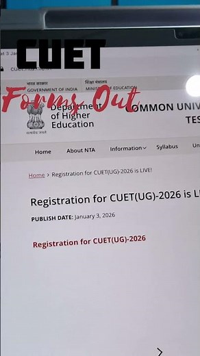 cuet forms live🚀📚#cuet #cuetform2026 #studyadvice