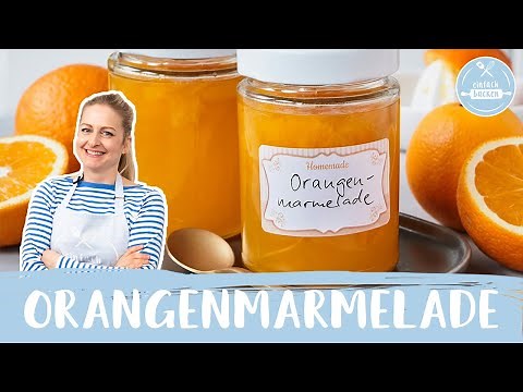 Orangenmarmelade 🍊✨| selbstgemacht mit nur 3 Zutaten | Einfach Backen