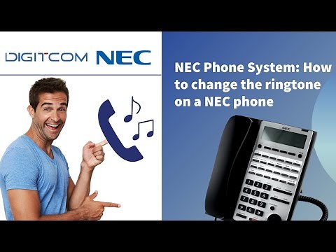 NEC Phone System: How to change the ringtone on a NEC phone